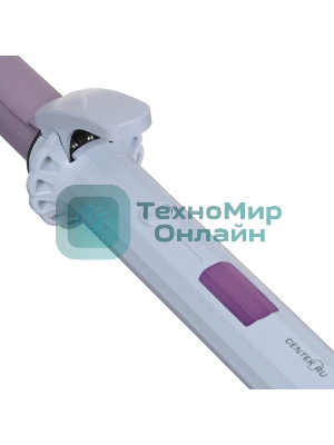 Щипцы для завивки волос Centek CT-2096 белый/сиреневый, 25 мм, 210 °C, 5 режимов