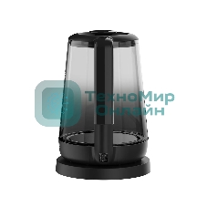Электрочайник BQ KT1000G черный, 1.7 л, 2200 Вт, скрытый нагревательный элемент
