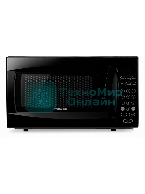 Микроволновая печь Starwind SMW4420 черный, 20 л, 700 Вт, переключатели - кнопки