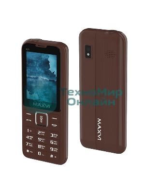 Мобильный телефон Maxvi K21 шоколадный