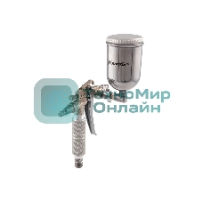 Краскопульт пневматический Matrix для финишных работ с верхним бачком v=01k диам. сопла 05мм