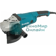 Угловая шлифовальная машина Makita GA9020SF 2200Вт 6600об/мин рез.шпин.:M14 d=230мм