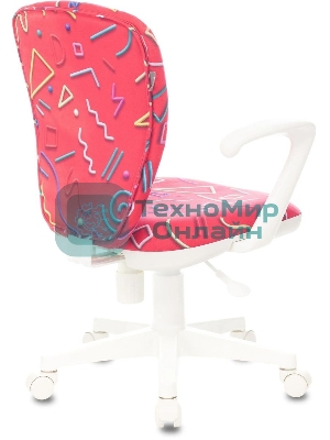 Кресло Бюрократ KD-W10AXSN малиновый, ткань, 120 кг