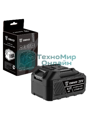 Аккумулятор DEKO R-UNV4.0 CORE, Li-ion, 20В, 4.0А*ч