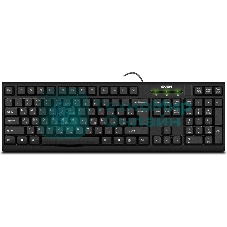 Клавиатура SVEN KB-S300 проводная, USB Type-A, чёрный