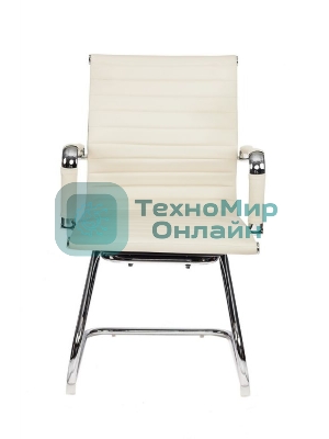 Кресло компьютерное Бюрократ CH-883-LOW-V/IVORY низкая спинка слоновая кость искусственная кожа