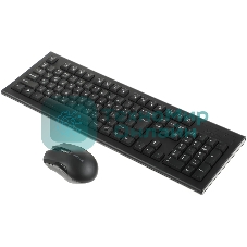 Комплект клавиатура+мышь A4Tech 3000NS беспроводной, USB, 1200 DPI, чёрный