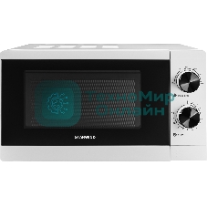 Микроволновая печь Starwind SMW4020 белый, 20 л, 700 Вт, переключатели - поворотный механизм