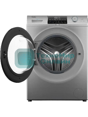 Стиральная машина Haier HW90-BP14959S серебристый, загрузка фронтальная 9 кг, 1400 об/мин, класс: A+++