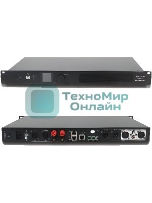 Усилитель INTREND ITAMP-1000TD двухканальный, 2x500W/4Ом, 2x300W/8Ом, мостовой режим: 1x1000W/8Ом, 1x1000W/100V, 1x600W/70V, поддержка Dante, встроенный DSP