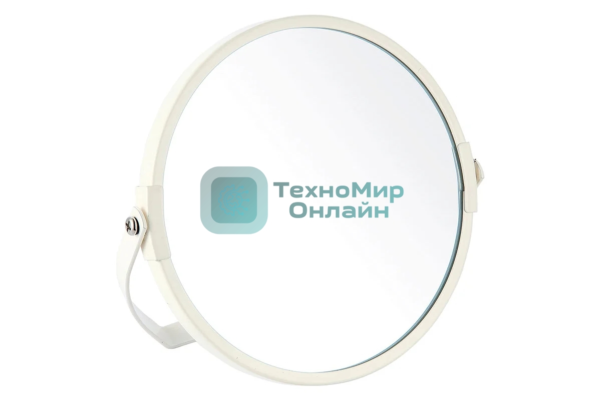 Зеркало косметическое РЫЖИЙ КОТ M-1602P двустороннее (1/Х2) (диаметр: 15 см, окраш.металл,стекло) (310833)