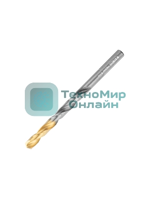 Набор сверл по металлу Denzel 2-8мм, Р6М5К8-TiN, Golden Tip, 6 шт