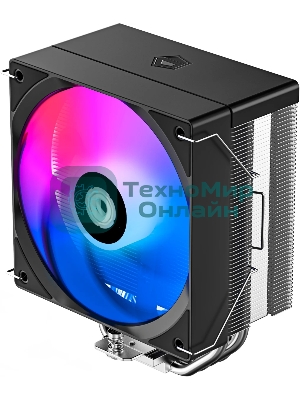 Кулер для процессора ID-COOLING SE-214-XT V2 LGA1851/1700/1200/115X/AM5/AM4 (16шт/кор, TDP 200W, PWM, 4 тепл.трубки прямого контакта, FAN 120мм, Random Spectrum Lighting) RET
