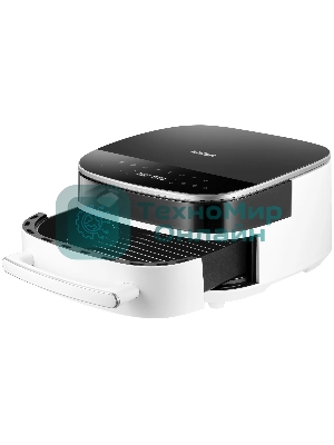 Аэрогриль Kitfort КТ-8150 белый, 2850 Вт, 6 л, сенсор, 10 программ