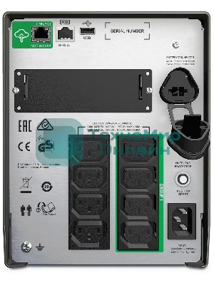 Источник бесперебойного питания APC Smart-UPS SMT1500IC/1500ВА/1000Вт/8xIEC320 С13