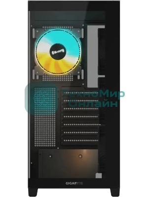 Компьютерный корпус Gigabyte Gb-C500P ST черный без БП ATX 3x120мм 6x140мм 2xUSB 3.0 1xUSB3.1 audio bott PSU