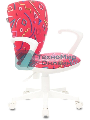 Кресло Бюрократ KD-W10AXSN малиновый, ткань, 120 кг