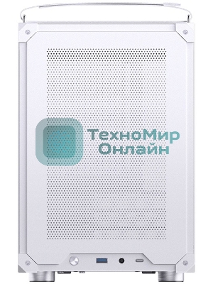 Компьютерный корпус без блока питания JONSBO C6 MAX Handle, Mini-Tower, TG, no fan, 1xUSB-A 3.0 + 1xUSB-C 3.1, mATX, mITX белый