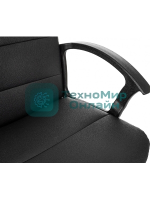 Кресло Бюрократ Triest черный, экокожа