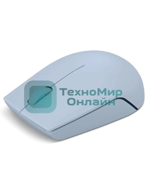 Мышь беспроводная Lenovo 300 светло-голубой, 1000 dpi, радиоканал, USB, кнопки - 3