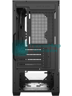 Компьютерный корпус Bloody CC-123 черный без БП mATX 8x120мм 2xUSB2.0 1xUSB3.0 audio bott PSU