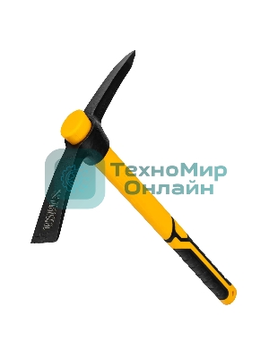 Кирка Denzel 700 г, фибергласовая обрезиненная рукоятка 385 мм