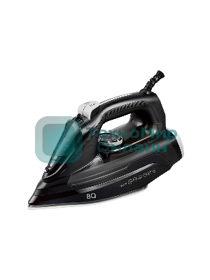 Утюг BQ SI1002 черный, 2600 Вт, 30 г/мин, 140 г/мин, 320 мл