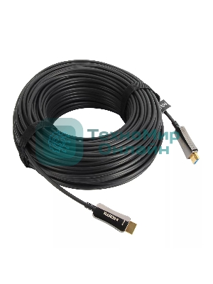 Активный оптический кабель HDMI 19M/M,ver. 2.0, 4K@60 Hz 40m VCOM