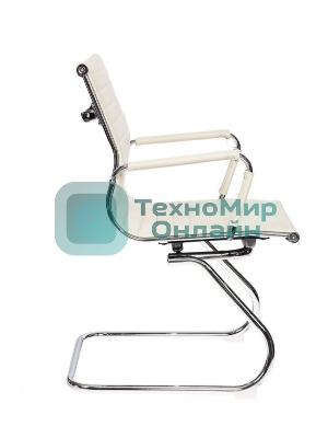 Кресло компьютерное Бюрократ CH-883-LOW-V/IVORY низкая спинка слоновая кость искусственная кожа