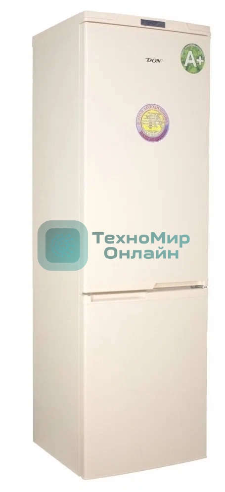 Холодильник DON R-291 BE бежевый мрамор двухкамерный 225/101л морозилка снизу