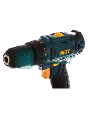 Дрель-шуруповерт аккумуляторная Fit 80189, Аккумуляторная, 18В, 2 АКБ, Кейс