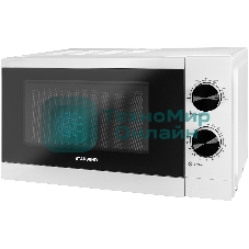 Микроволновая печь Starwind SMW4020 белый, 20 л, 700 Вт, переключатели - поворотный механизм