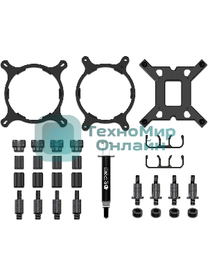 Система жидкостного охлаждения ID-Cooling FX240 PRO черный 120мм алюминий+медь 1800rpm 35.2db 4-pin 300W