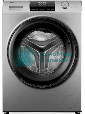 Стиральная машина Haier HW90-BP14959S серебристый, загрузка фронтальная 9 кг, 1400 об/мин, класс: A+++