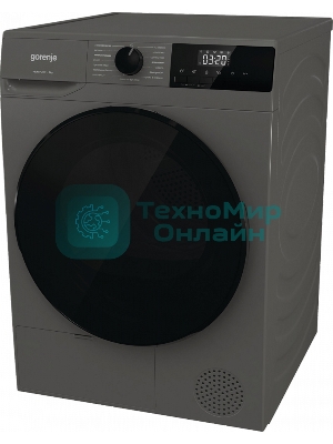 Сушильная машина Gorenje D2HNA92/C серый, 9 кг, сушка - конденсационная, программ - 15, 59.5 x 84.5 x 66 см