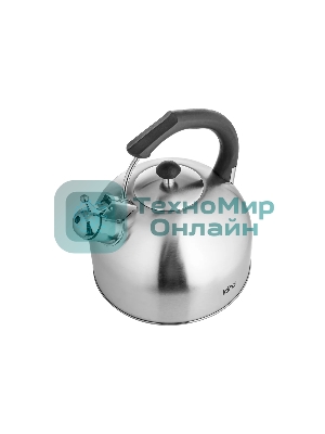 Чайник для плиты металлический Lara LR00-06 (матовый) 4.0 л, индукционное дно 0.3 мм