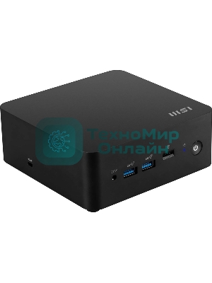 Компьютер MSI Cubi NUC 1M-098RU, черный, Intel Core 5 120U/16Gb/512Gb/IrisXE/WF6E/BT5.3/120W/AirCooling/W11P (9S6-B0B111-218)