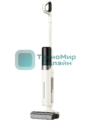 Пылесос вертикальный моющий Dreame Trouver K30 Mix белый, питание от аккумулятора, 300 Вт, уборка сухая/влажная, пылесборник 0.5 л, работа от АКБ max 50 мин