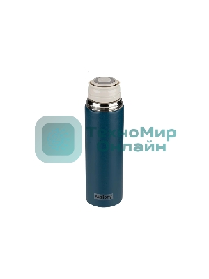 Набор: термос + ТЕРМОкружки MALLONY FESTA, 0,5 л (3 кружки), синий (106055)