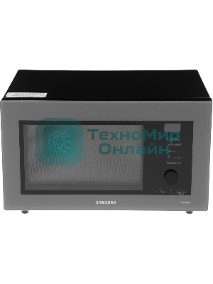 Микроволновая печь Samsung MC32DB7746KC/BW антрацит, 32 л, 1400 Вт, переключатели - сенсор, поворотный механизм