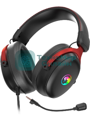 Гарнитура Marvo HG9076 Tactic X чёрный, проводная, USB, подсветка