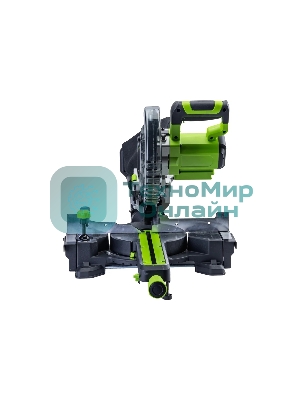 Торцовочная пила Greenworks GD24MS216 24V, бесщеточная, с протяжкой, без АКБ и ЗУ [1501707]