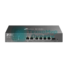 Маршрутизатор VPN TP-Link ER707-M2 Omada с мультигигабитными портами,1 x RJ45 WAN 2,5 Гбит/с, 1 x RJ45 WAN/LAN 2,5 Гбит/с, 1 x SFP WAN/LAN, 4 гиг. порта RJ45 WAN/LAN, 1 порт USB 2.0