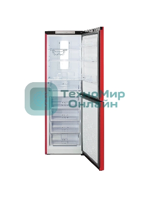 Холодильник Бирюса Б-H940NF красный двухкамерный 210/130л морозильник снизу, No Frost