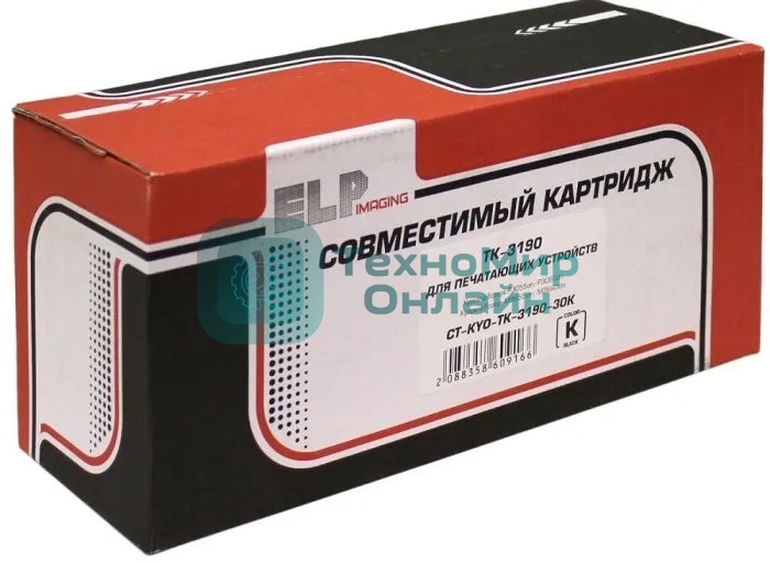 Картридж лазерный ELP TK-3190 черный (30000 стр.) для Kyocera P3055dn/P3060dn/P3155dn/P3160dn/M3655idn/M3660idn