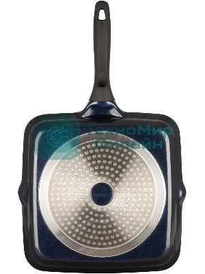 Сковорода-гриль Rondell Royal Blue RDA-1546, 28см, без крышки, синий