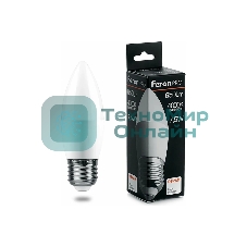 Лампа светодиодная Feron PRO LB-1307 7.5Вт Е27 белый матовая свеча