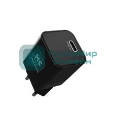 Сетевое зарядное устройство MORE CHOICE (4620202555823) NC86i 1Type-C 3.0A PD 20W для Lightning 8-pin Type-C, черный