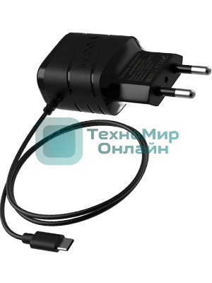 Сетевое зарядное устройство Maxvi TCM-202TB, 2xUSB, 5V, 2A, Type-C