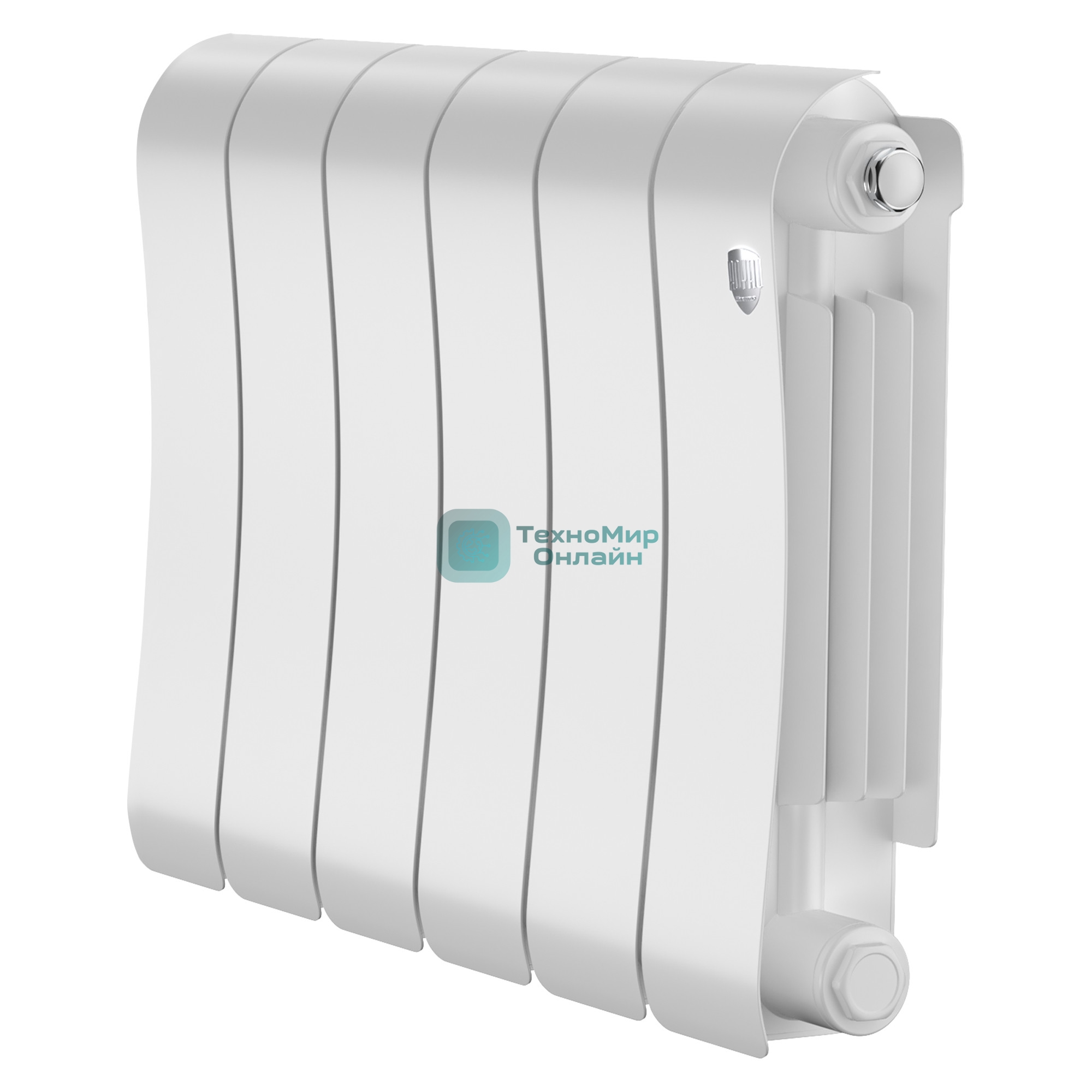 Радиатор биметаллический Royal Thermo Infinity 300 Bianco Traffico - 6 секц.